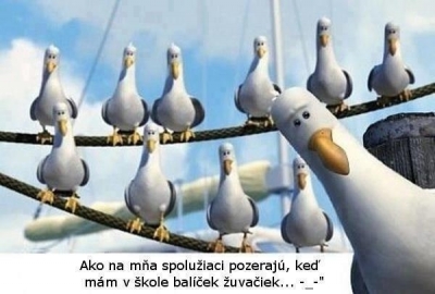 Nikdy ve škole nevytahovat žvejky | Vtipné obrázky - obrázky.vysmátej.cz