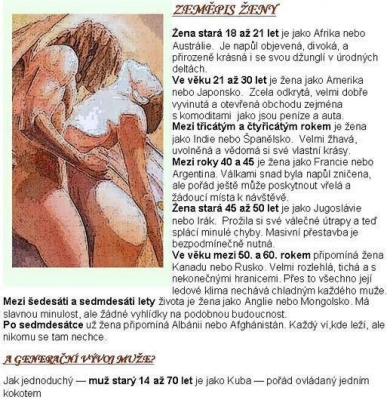 Zeměpis ženy  | Vtipné obrázky - obrázky.vysmátej.cz