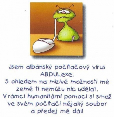 Ničící virus | Vtipné obrázky - obrázky.vysmátej.cz