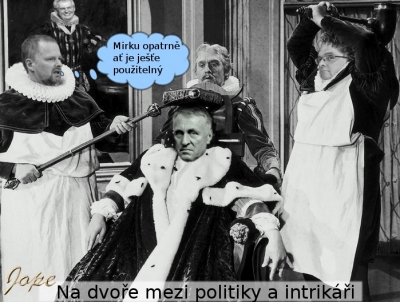 Na dvoře mezi politiky a intrikáři | Vtipné obrázky - obrázky.vysmátej.cz